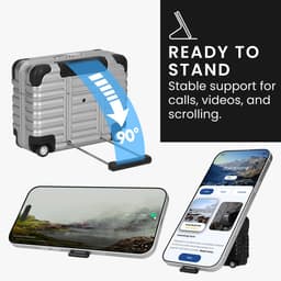 kwmobile Koptelefooncase met kofferdesign voor Apple Airpods Pro 3 – zilver — thumbnail 4