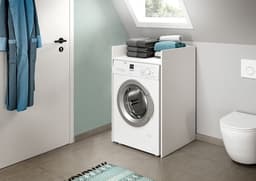 xonox.home Wasmachine-ombouw Free wit imitatie 60 x 101 x 60 cm — thumbnail 5