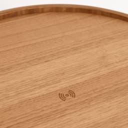 CREAYE - Luidsprekertafel met subwoofer, bluetooth, draadloos opladen en opberglade - SPEAKER TABLE BASS — thumbnail 5