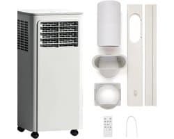 UFTA Mobiele Airconditioner - Draagbare Luchtkoeler - Aircooler - 3-in-1 Ventilatoren - 2,05 kW - 7000 BTU - (18 ㎡ ) - Wit