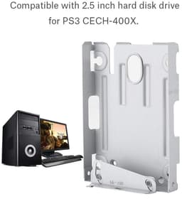 Allecto - 2,5 inch HDD-houder - Montagebeugel voor harde schijf - Compact en lichtgewicht - Ondersteuning voor harde schijf - Geschikt voor CECH-40... — thumbnail 2