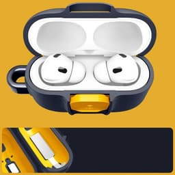 Spigen Hoesje Geschikt voor AirPods Pro 3 - Nano Pop Case met Karabijnhaak Blueberry — thumbnail 5