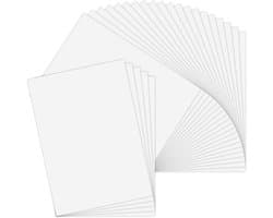 25 Vellen Zelfklevend Vinyl Printpapier A4 Waterproof Mat Wit voor Laser- en Inkjetprinters - Ideaal voor Creatieve Projecten en DIY Decoraties