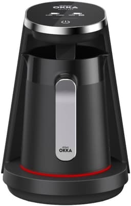 Arzum OKKA New Minio Jet 2 - Turks Koffiezetapparaat - Zwart/Chroom - Dubbelzijdige Koffiepot - 1-4 kopjes - 400W — thumbnail 2