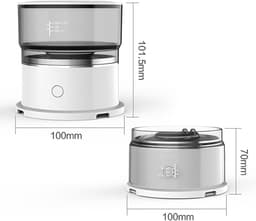 Draagbare Koffiezetter - Automatische Pour-Over Voor 1 Kop - Met Herbruikbaar RVS Filter - Compact Voor Thuis En Reizen — thumbnail 4
