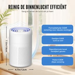 FlexVer® Luchtreiniger Met Hepa Filter - Air Purifier - Lucht Reiniger - Wit — thumbnail 6