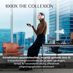 Sony 1000X THE COLLEXION – Premium draadloze koptelefoon met Noise Cancelling - Platinum — thumbnail 15