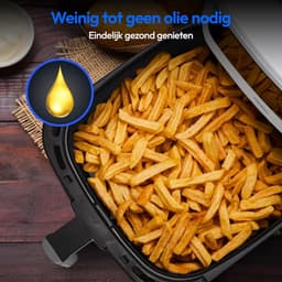 Heteluchtfriteuse XL - Airfryer Vetvrije Frituurpan - Gezond Koken - 9 Automatische Programma's - 52 Liter - Matwit — thumbnail 2