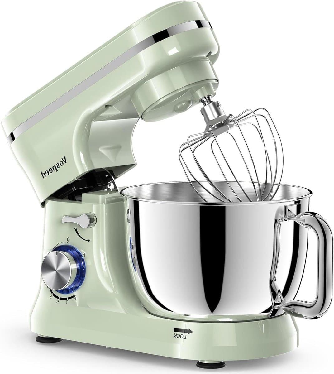 Staande Mixer - Keukenmachine Deegmixer - Bakken en Koken - Krachtige 1000W Motor - 5 Liter Kom - Groen — afbeelding 1