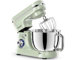 Staande Mixer - Keukenmachine Deegmixer - Bakken en Koken - Krachtige 1000W Motor - 5 Liter Kom - Groen