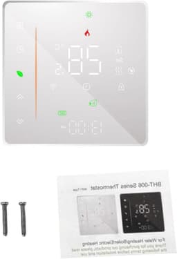 Slimme Thermostaat - WiFi Controller - Vloerverwarming Regelen - App Bediening - ±1°C Nauwkeurigheid - Wit — thumbnail 1