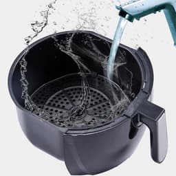 Digitale Heteluchtfriteuse - Airfryer Oven - Gezond Koken - 8 Voorgeprogrammeerde Programma's - 6 Liter Capaciteit - Zwart — thumbnail 3