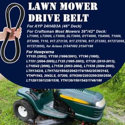 Dailygoods - Grasmaaier Drive Deck Riem voor Craftsman en Husqvarna - 42 inch — thumbnail 5
