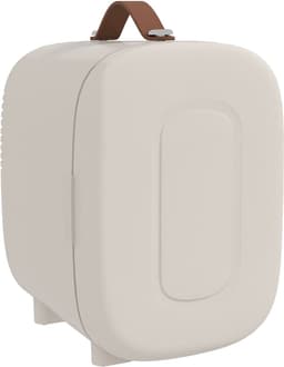 Mini Koelkast - Skincare Koelkast - Koelen - Verwarmen - 4 Liter - Slaapkamer En Cosmetica - 20,3x26,3x28 cm - Crèmewit — thumbnail 1