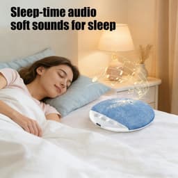 Pillow Speaker, 2026 Nieuwe Bluetooth Kussenluidspreker, Mini Botgeleiding Slaaphulp Met Stereo Bas En Witte Ruis, Ultra-Dunne Stereo Bas, Voor Volwassen Gespecialiseerde Slaapoordopjes, Blauw — thumbnail 8