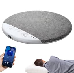 Pillow Speaker, 2026 Nieuwe Bluetooth Kussenluidspreker, Mini Botgeleiding Slaaphulp Met Stereo Bas En Witte Ruis, Ultra-Dunne Stereo Bas, Voor Volwassen Gespecialiseerde Slaapoordopjes, Grijs — thumbnail 1