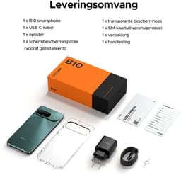 DOOGEE B10 4G - Robuuste smartphone - Robuuste telefoon - 48GB RAM + 256GB ROM (2TB/TF) - 6,63 inch FHD 120Hz - 7600mAh/33W - IP68/IP69K - Helio G100 - Android 16 - NFC - Vingerafdruk - Gezichtsherkenning — thumbnail 4