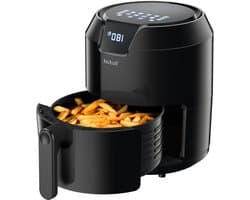 Heteluchtfriteuse XL - Airfryer Frituurpan - Gezond Frituren - XL Capaciteit 4.2L - 12 KG - Zwart