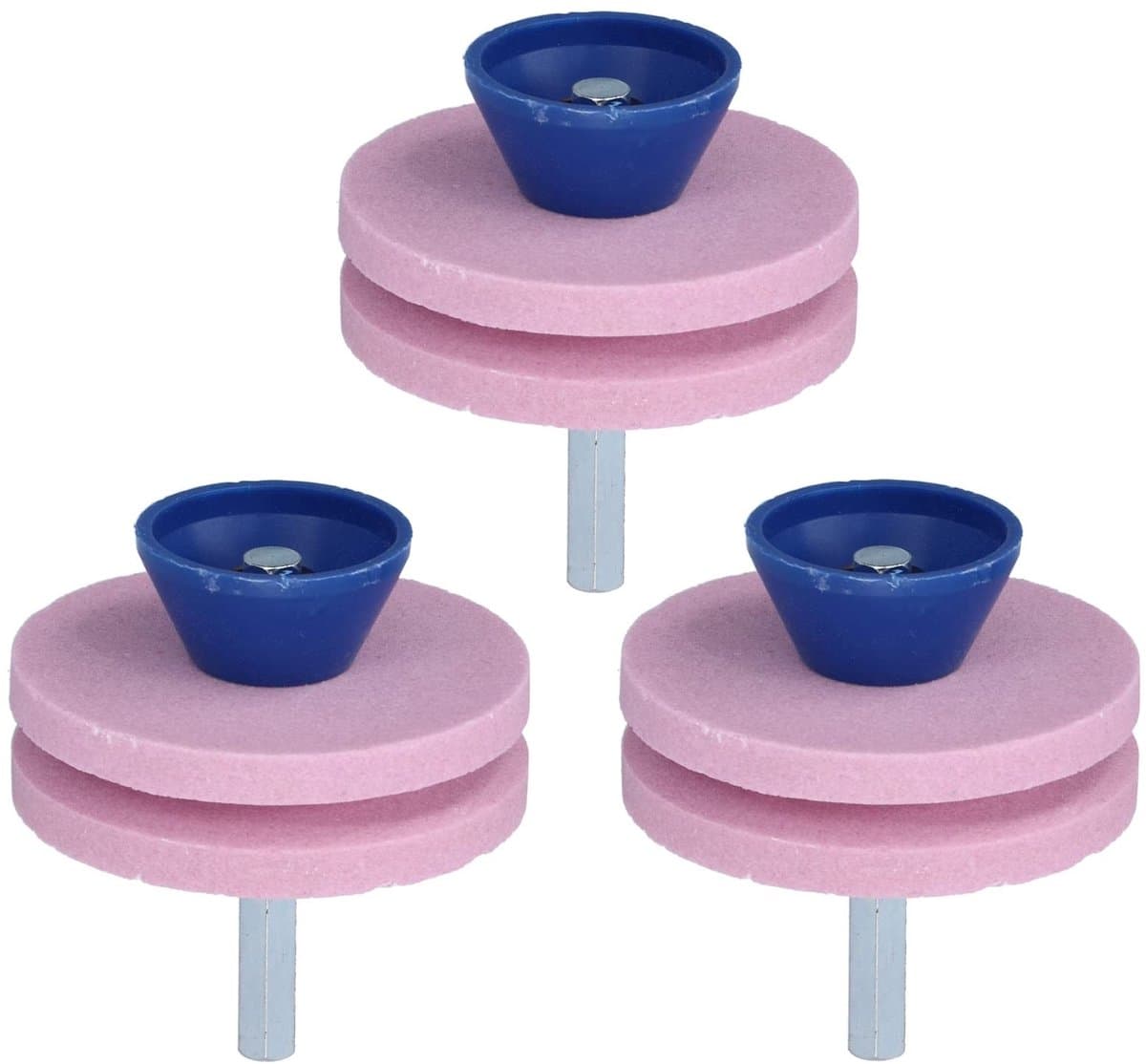Dailygoods- Grasmaaier Slijpschijf Dubbel Laags - Slijpschijf 56 mm - Slijpschijf voor Gazons - Slijpschijf voor Rototillers - Slijpschijf voor Boorbladen - Premium Kwaliteit — afbeelding 1