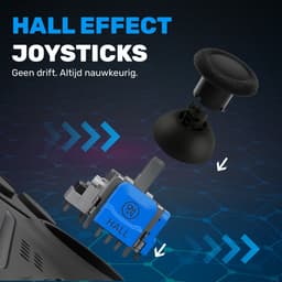 CS eSports Controller voor PS5 / PC – Hall Effect – Geen Stick Drift – SCUF – Paddles – Pro Zwart — thumbnail 4