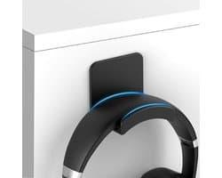 Hoofdtelefoonstandaard, wandmontage, boren niet nodig, montagebeugel onder de muur, hoofdtelefoonhouder, haak, houder voor gaminghoofdtelefoon