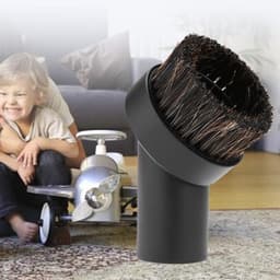Cosensi - Round Vacuum Brush - Universele stofborstel - Hoge kwaliteit - 32mm - Geschikt voor de meeste stofzuigers - Duurzaam en flexibel — thumbnail 2