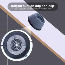 4 Stuks Anti-trilling pads voor wasmachine en droger - Geluids- en trillingsdemping, antislip voetstukken voor huishoudelijke apparaten — thumbnail 3