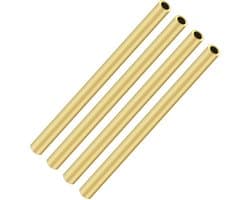 Allecto - Tube 6mm OD x 1mm Wanddikte 200mm - 4 Stuks voor DIY Projecten