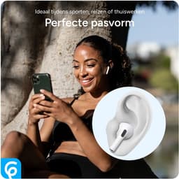 Siliconen Dopjes Oordopjes Vervangende Tips Geschikt voor AirPods 4 Wit — thumbnail 2