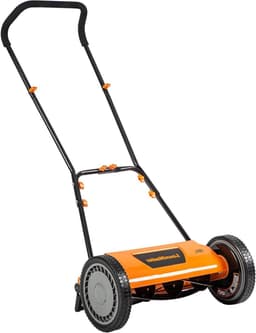 Duwgrasmaaier - Handgrasmaaier Reelmaaier - Gazon Onderhouden - Scharensnit Gras - 41 cm - Zwart — thumbnail 1