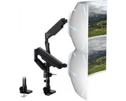 Monitor Arm 2 Schermen - Beeldscherm Standaard - Monitorhouder - bureaumontage