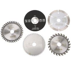 Mini Cirkelzaagblad Set van 5 Stuks - Carbide Cirkelzaagbladen 85mm voor Precisie Snijden en Houtbewerking