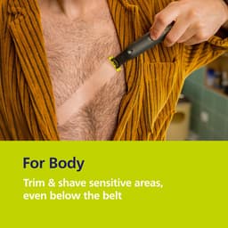 PHILIPS OneBlade Pro 360 Face + Body QP6652/61 Multigroomer Chroom — thumbnail 4