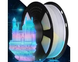 PLA filament - 3D printdraad - Creatief 3D printen - Lichtgevend effect - 1.75 mm spoel - Kleurverloop