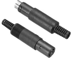 S-Video Adapter Set - 6-pins connector - Signaaloverdracht verbeteren - Scheidt helderheid en kleur - 13 mm breed - Zwart