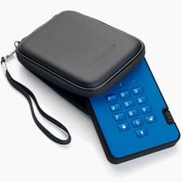 Externe SSD - Draagbare Opslag - Veilig Data Opslaan - Hardware Encryptie - 128GB - Blauw — thumbnail 3
