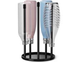 Premium Keramische Flessenhouder voor 5 SodaStream Crystal - Ideaal voor Drainer en Organisatie van Flessen