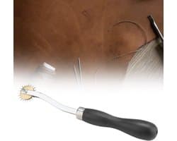 Professionele Stikmarkeer Tool voor Leerbewerking - Tracing Wheel voor Precisie Stiklijnen en DIY Projecten