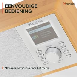 Audizio Cosa internetradio - FM en DAB radio - Kleine radio met Bluetooth - Lichtbruin — thumbnail 5