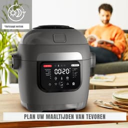 RUX® Multicooker - Multicookers - Grijs - ‎38cm x 36cm x 35cm — thumbnail 6