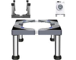 Verstelbare wasmachinebasis voor wasmachine en koelkast, 27-31 cm, platform met hoge draagcapaciteit tot 300 kg, ideaal voor droger en stabiliteit