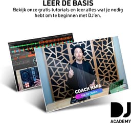 Hercules DJ Starter Kit: DJControl Inpulse 200 MK3 DJ-Controller + HDP DJ45 Hoofdtelefoon - Complete Bundel voor Beginners - Inclusief DJ-Software en Handleiding — thumbnail 4