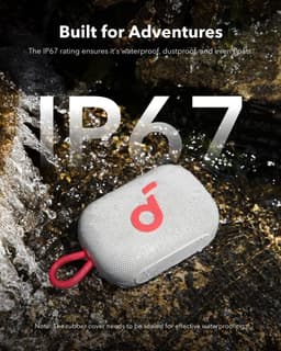soundcore Select 4 Go Bluetooth Speaker - Ultra draagbaar - Tot 20 uur afspeeltijd - IP67 waterdicht en stofdicht - Drijfbaar - Krachtig geluid - Ideaal voor binnen en buiten - Wandelen en fietsen — thumbnail 3