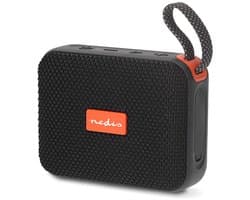 Nedis Draagbare Bluetooth Mini Speaker - 6 uur - Waterdicht (IPX7) - Zwart