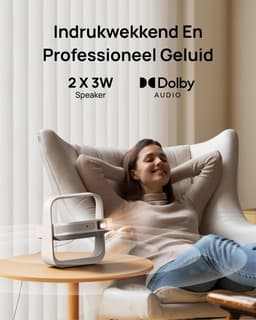 Draagbare Beamer 1080p - Mini Projector met Autofocus - WiFi - Netflix - Ingebouwde Speakers — thumbnail 3