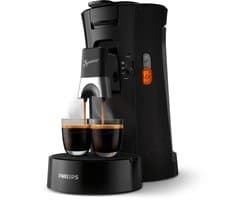 Philips Senseo Select Koffiepadmachine CSA240/20 - Keuze uit 1 of 2 Kopjes - Instelbare Intensiteit - Automatische Uitschakeling - Zwart met Spikkeleffect
