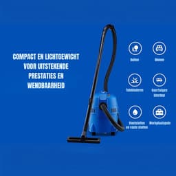 YOR® Steelstofzuiger met snoer - Steelstofzuiger - Stofzuiger - Blauw - ‎47cm x 39cm x 36cm — thumbnail 3