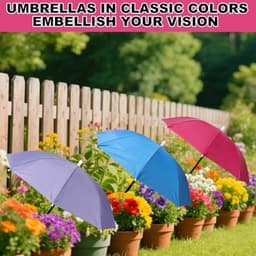 3e Verstelbare Plantenparasol, Grote waterdichte Tuinparasols Duurzaam Buitenzonwering voor Potplanten Bloemen Groenten — thumbnail 2