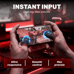 ProFPS Finger Sleeves – 4 Stuks – Silver Fiber Anti-Slip Grip – Mobile Gaming — thumbnail 5