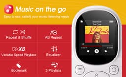 32GB Clip MP3-speler Bluetooth 5.3, MECHEN Mini draagbare muziekspeler met FM-radio-opname, muziek mp3-speler voor kinderen met — thumbnail 2